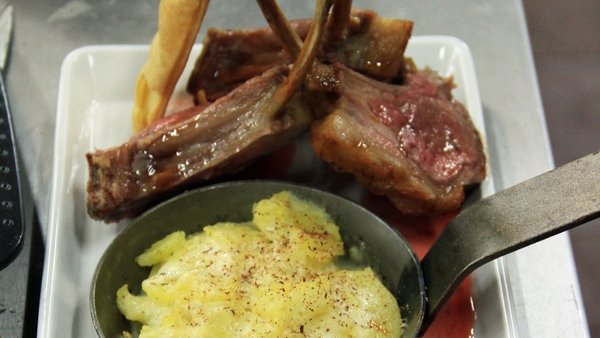 Rack of lamb, dauphinoise potato, roasted vegetabl