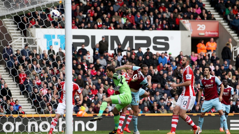 Andy Carroll score early for West Ham