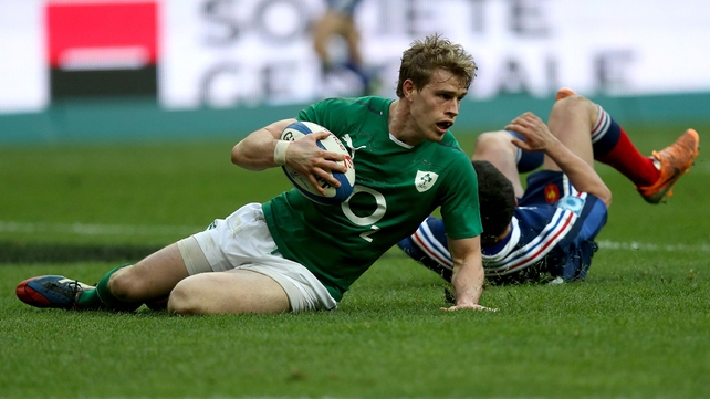 Followed soon after by Andrew Trimble