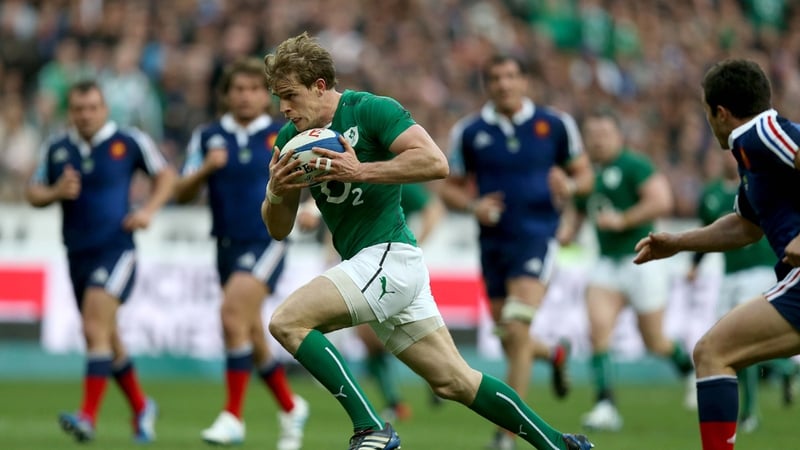 Andrew Trimble has been voted IRUPA Players’ Player of the Year