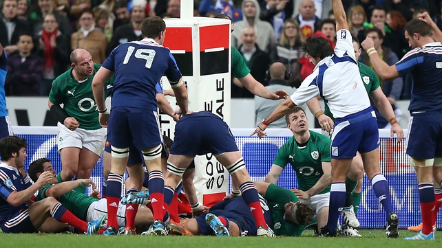 Dimitri Szarzewski's try got France right back in to the game