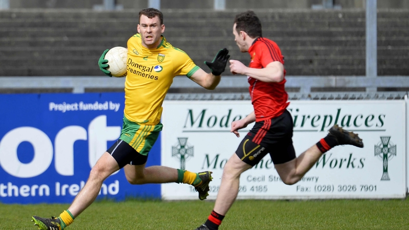Down's Donal O'Hare and Donegal's Eamon McGee
