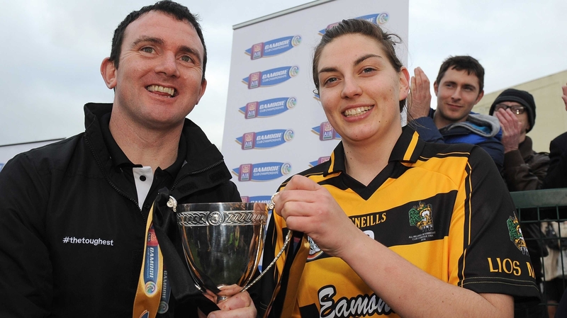 Lismore captain Shona Curran with the cup