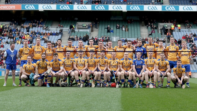 The Portumna team line up ahead of the SHC final