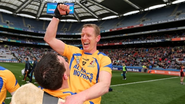 Ollie Canning jubilant after the final whistle