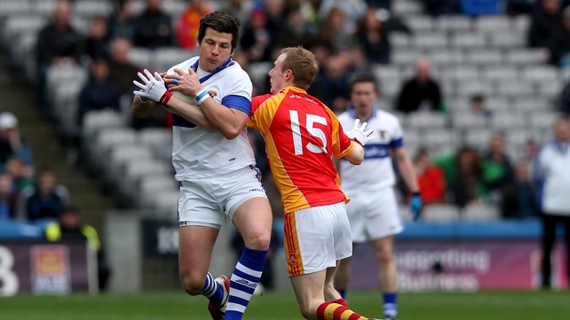 St Vincent's Brendan Egan meets Tom King of Castlebar