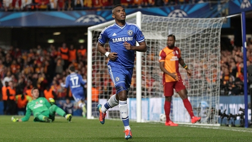 Sameul Eto'o puts Chelsea in front after just four minutes