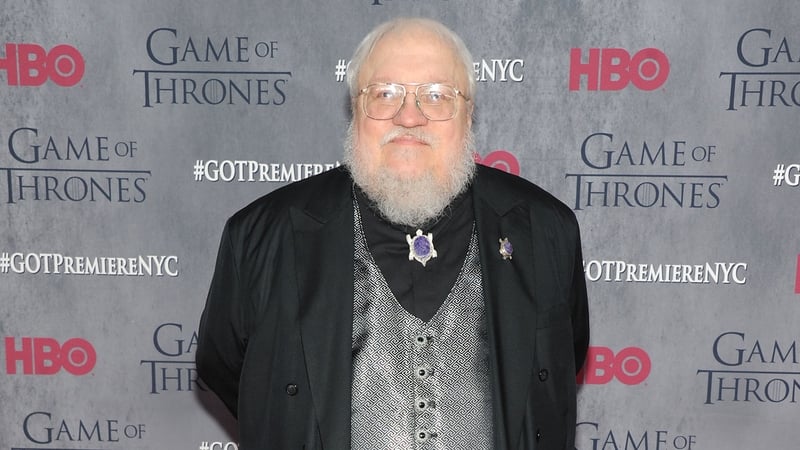 George R.R. Martin at Tuesday's premiere