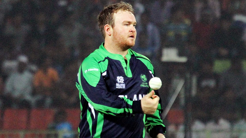 Paul Stirling had to retire hurt during Ireland’s win over UAE