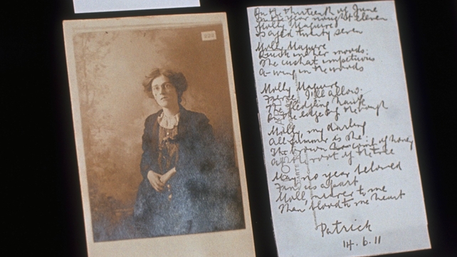 Cumann member Mary CG Maguire, the wife of Padraic Colum, from the Padraic Colum Exhibition at the Royal Irish Academy (RTÉ Stills Library)