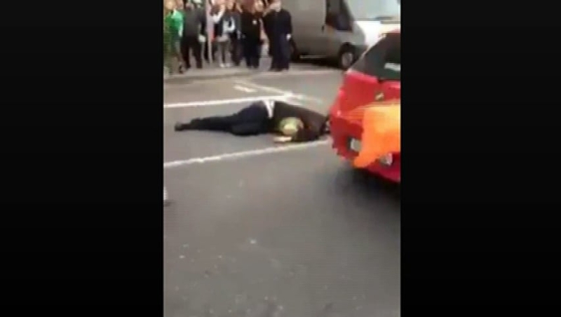 Footage of the incident was widely posted on social media