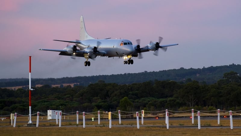 Four aircraft were tasked by Australian authorities to search the area