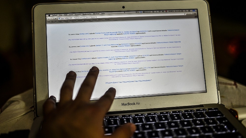 Twitter users found their access to the site blocked