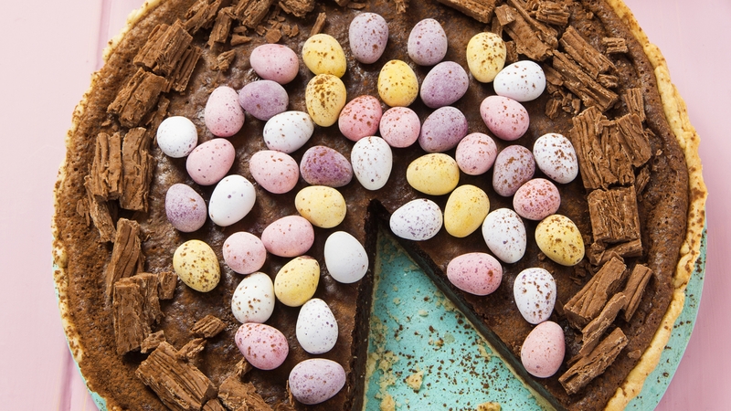 Easter Egg Chocolate Tart