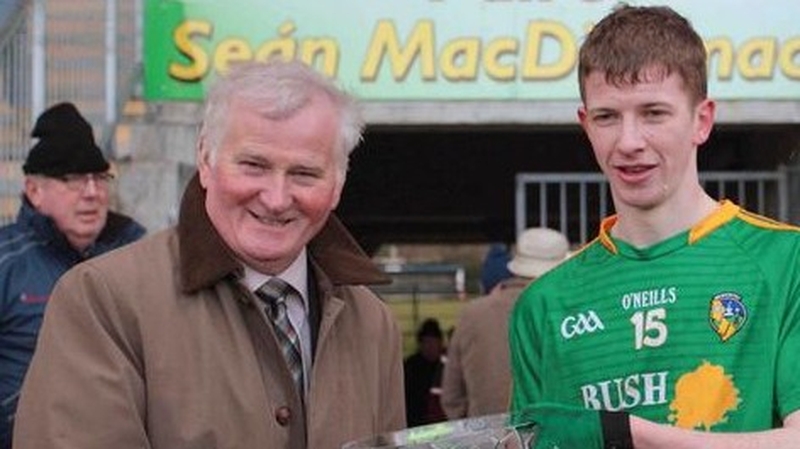 Leitrim's Niall Brady was named Man of the Match (Picture from the Leitrim GAA Twitter page)