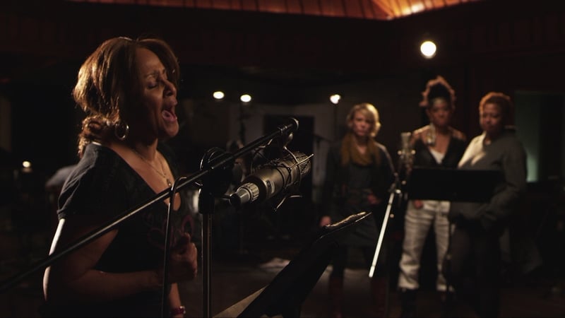 The film concludes with an astounding version of Lean on Me