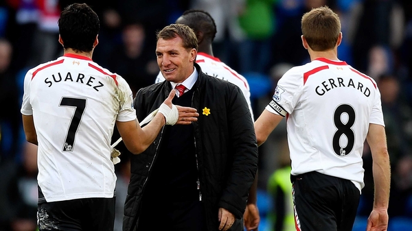 Rodgers and Gerrard on Luis Suarez
