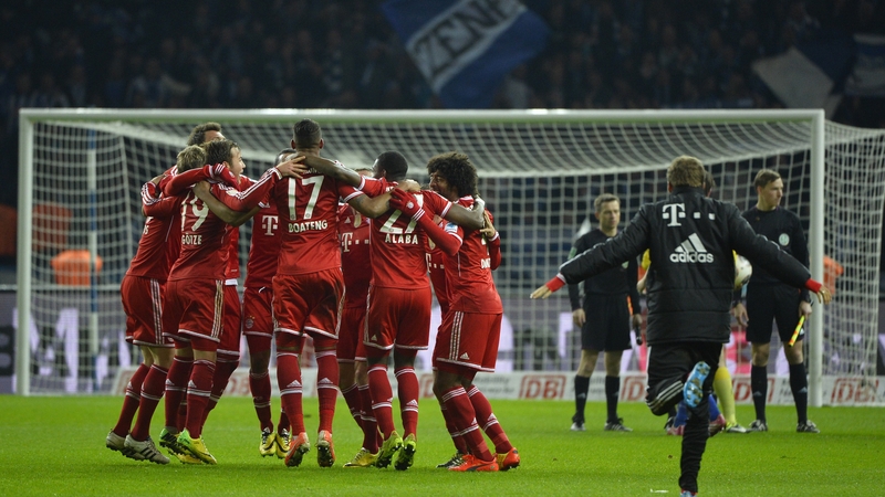 Bayern Munich celebrate another German title