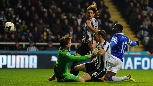 Romelu Lukaku scored 16 goals for Everton last season