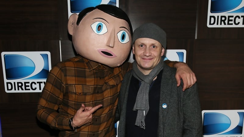 Abrahamson (right) with Frank from his new movie
