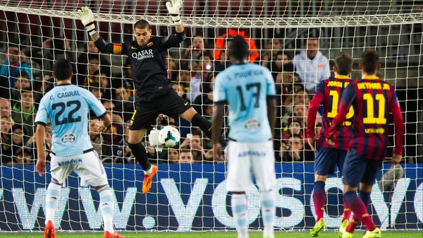 Victor Valdes has filled the Barcelona goalkeeper jersey for the last time