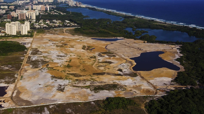 The 2016 Olympic golf course is still far from completion