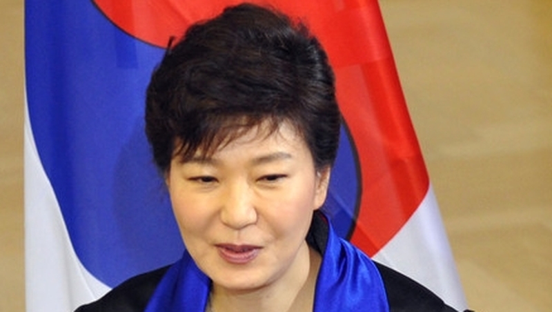 South Korean President Park Geun-hye said the two Koreas must put confrontation behind them