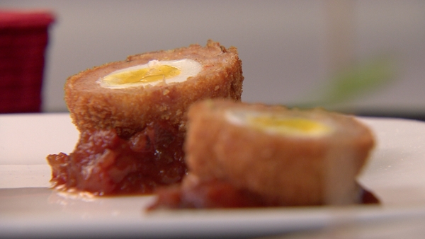 Scotch quail eggs