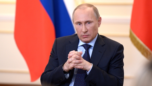 Vladimir Putin said artillery was used in overnight fighting in eastern Ukraine