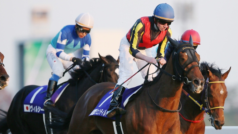 Ryan Moore, pictured here aboard Gentildonna at the Japan Cup in November