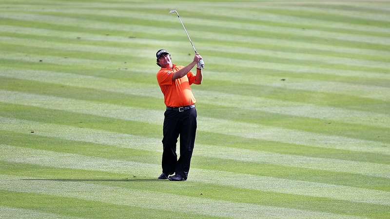 Steven Bowditch: 'The chip on the first was pretty simple but the one on the second I was just trying to get around the hole and luckily it dropped in'