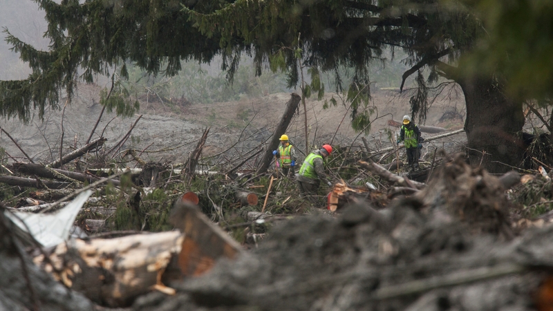An estimated 180 people lived in the path of the landslide