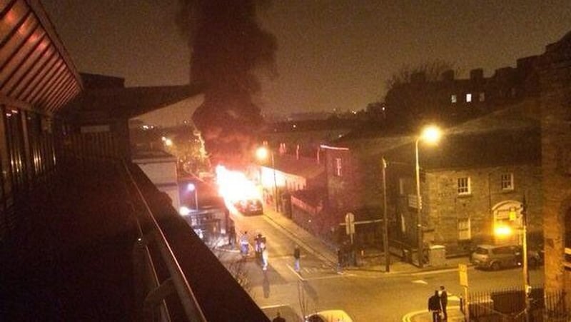 The explosion caused damage to several homes (Pic: Anna Shanley)