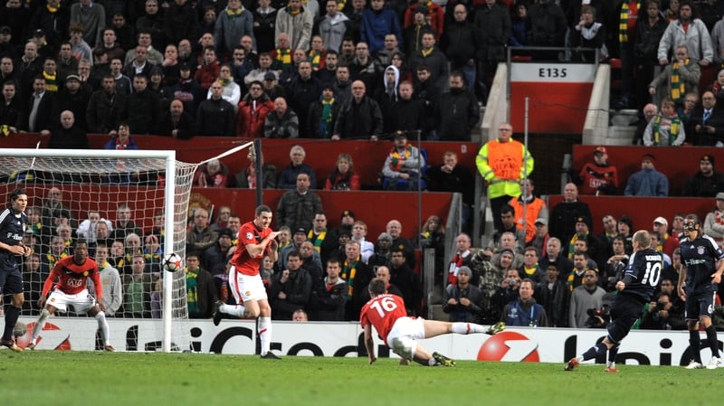 Arjen Robben scored a beauty at Old Trafford four years ago
