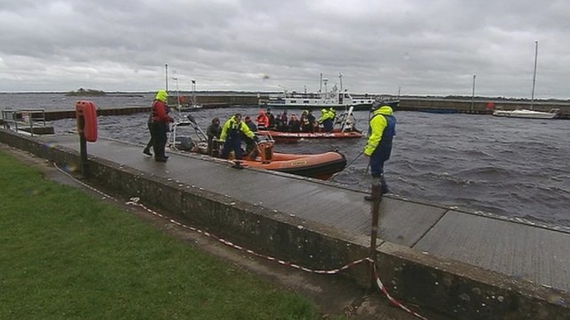 Daryl Burke was part of a group from an angling club in Co Armagh