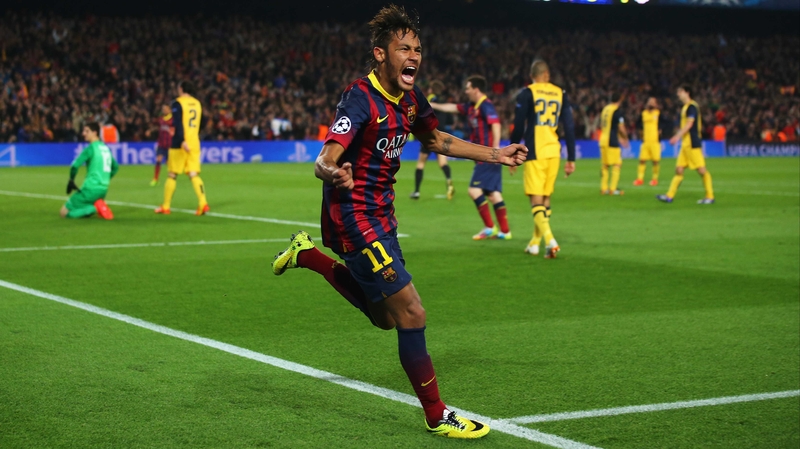 Neymar's goal cancelled out Diego's opener