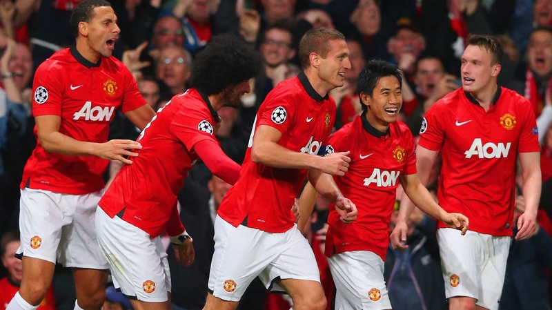 Nemanja Vidic gave United the lead against Bayern