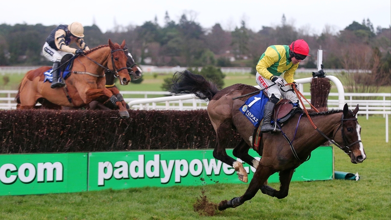 Aupcharlie hits the ground at Leopardstown
