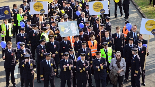 The pilots are striking over a long-running pay dispute