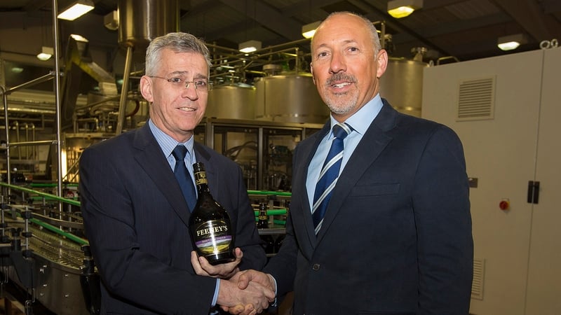 Aidan Tallon (l) First Ireland Spirits' CFO and Warren Scott from the Quintessential Brands Group