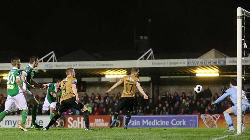 Mark O'Sullivan headed home for Cork's second goal