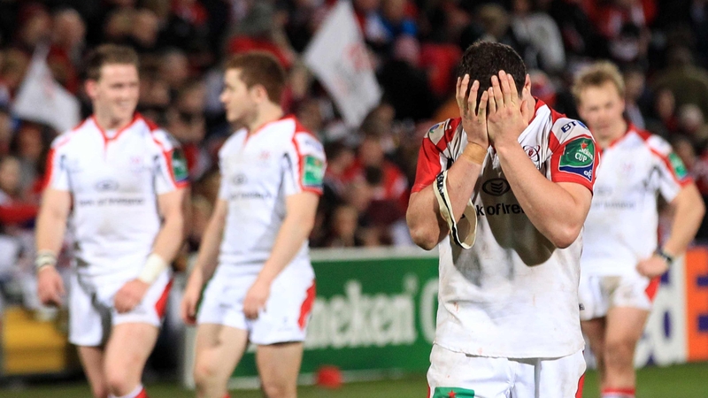 Ulster were dejected at full-time in Ravenhill