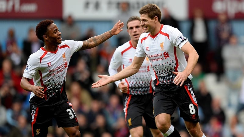 Steven Gerrard scored twice from the spot