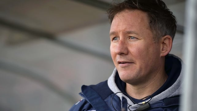 Dublin boss Jim Gavin watches on at Healy Park