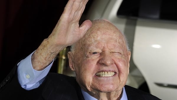 Mickey Rooney rose to fame in the successful 'Andy Hardy' film series