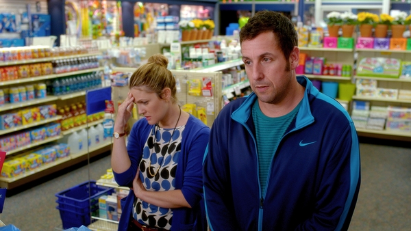 Drew Barrymore and Adam Sandler can't do much to save this absurd comedy
