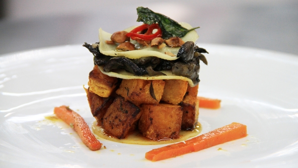 MC TX12 - Open lasagne of roast butternut squash,