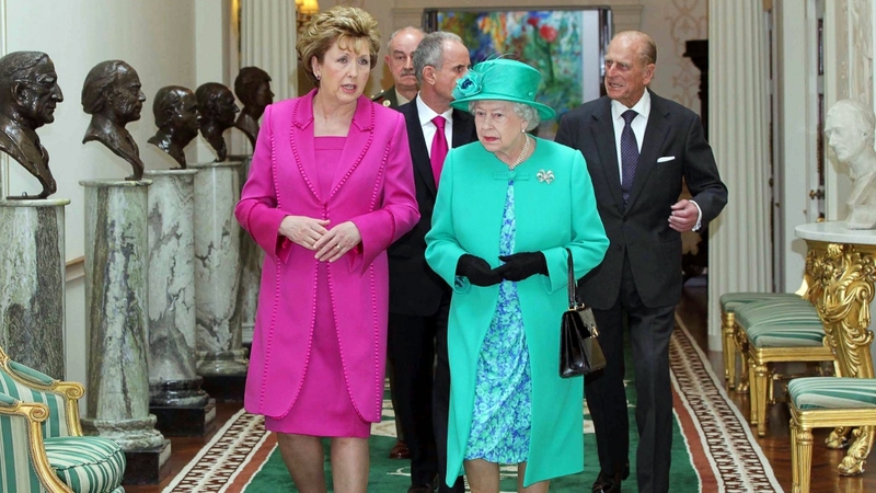 Queen Elizabeth's visit in 2011 marked a watershed in Anglo-Irish relations (Pic: EPA)