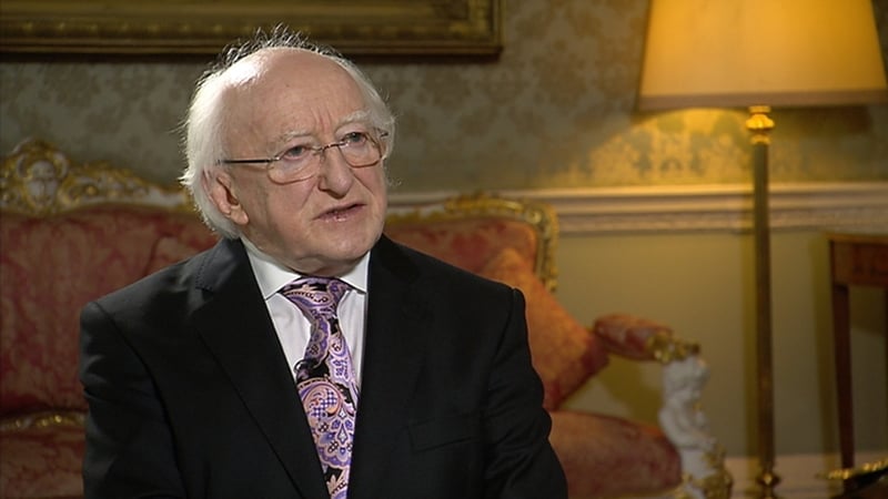 President Higgins said the international response to current international crises has been inadequate