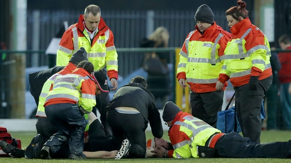 Roddy Collins said the referee had 'bottled it' over the incident